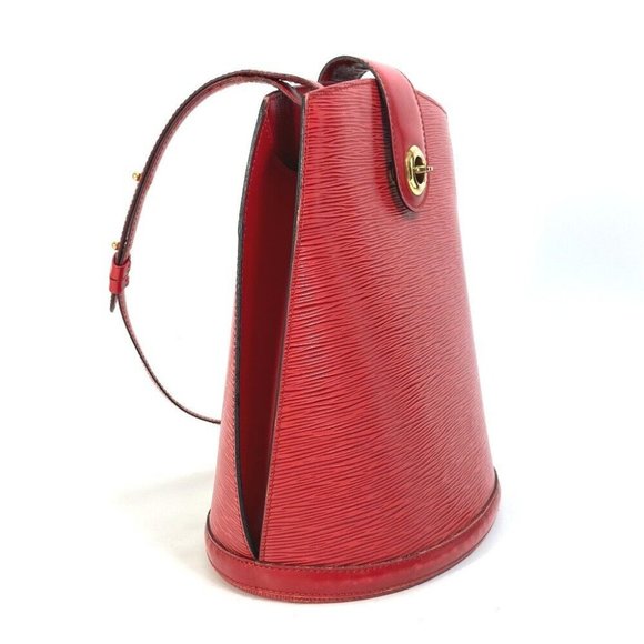 LOUIS VUITTON Epi Cluny bag shawl Shoulder Bag Epi Leather Red - Picture 13 of 15